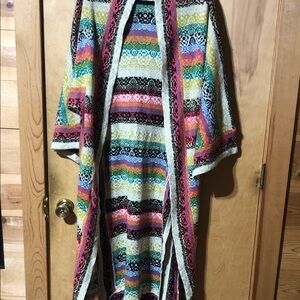 Ashro Multicolor Striped Sweater